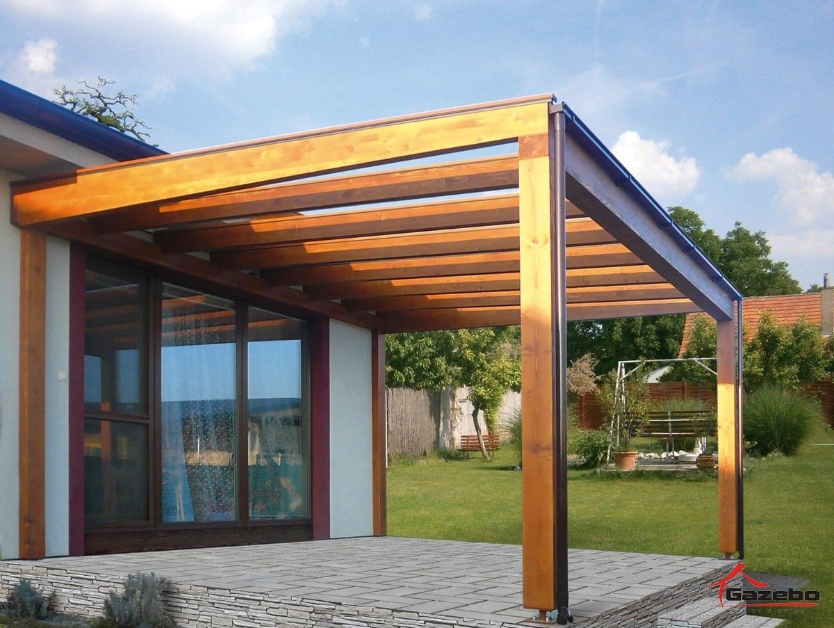 Drevená pergola Miláno