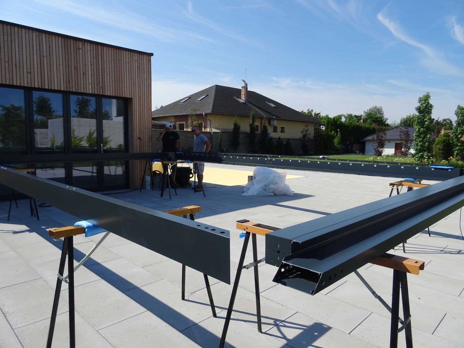 Hliníková bioklimatická pergola
