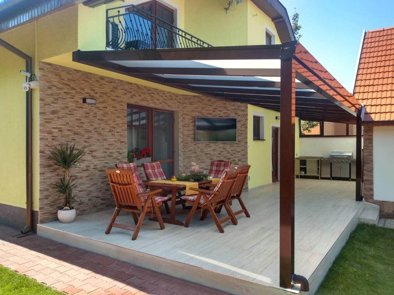 Hliníková pergola
