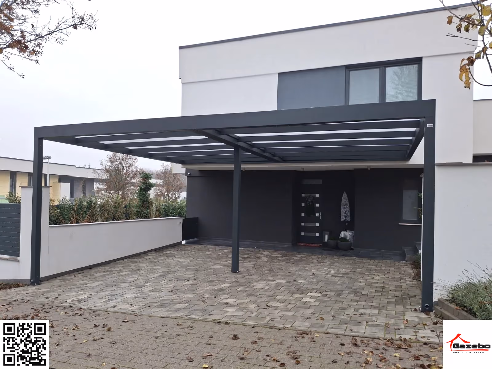 Prístrešky na auto Carport – fotografia 1