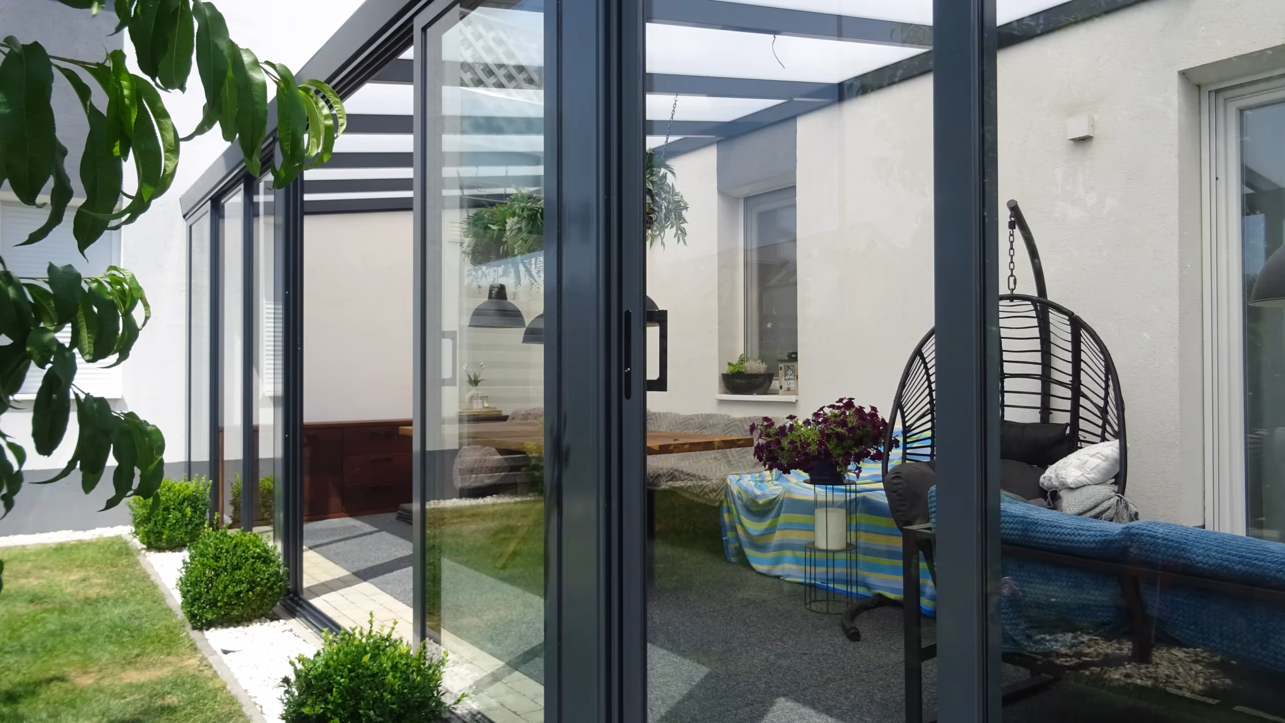 Presklená hliníková zimná záhrada Top Garden 2 na terase