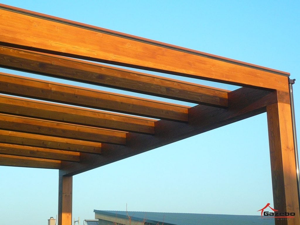 drevena pergola milano