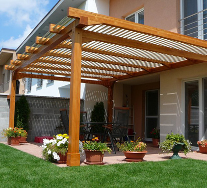 Teras pergola