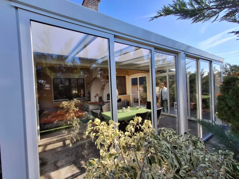 zimna zahrada a hlinikova pergola